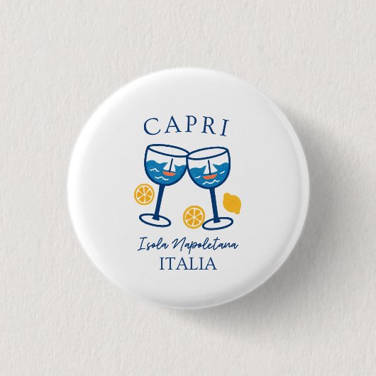 Capri Summer Souvenir Button (Vorderseite)