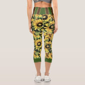 Capri Sunflower Leggings (Rückseite)