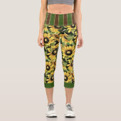 Capri Sunflower Leggings (Vorderseite)