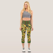 Capri Sunflower Leggings (Vorderseite)