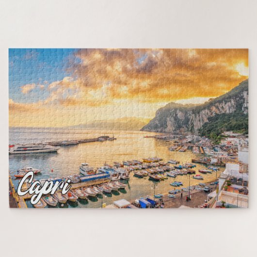 Capri, Tyrrhenisches Meer, Italien Puzzle (Horizontal)