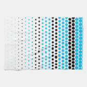 Capri und Black Polka Dot Handtuch (Horizontal)