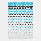 Capri und Black Polka Dot Handtuch (Vertikal)