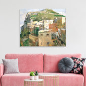 Capri (von Theodore Robinson) Leinwanddruck (Insitu (Wohnzimmer))