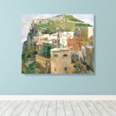 Capri (von Theodore Robinson) Leinwanddruck (Insitu (Holzboden))
