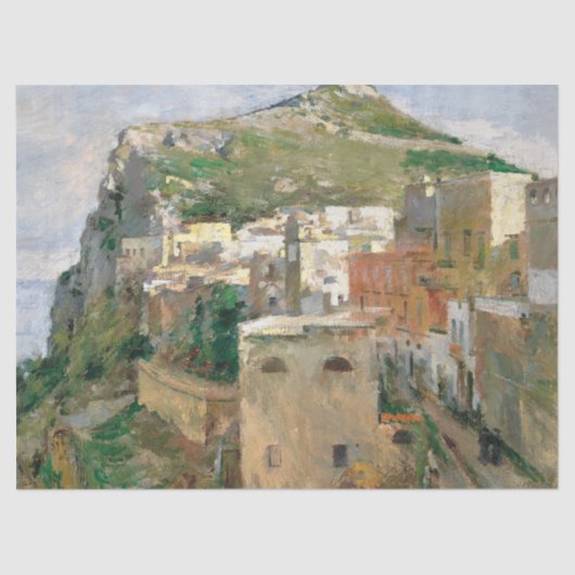 Capri (von Theodore Robinson) Seidenpapier (Vorderseite)