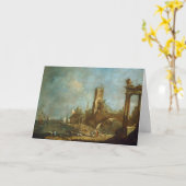 Capriccio a Harbour Greeting Card Karte (Gelbe Blume)