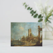 Capriccio a Harbour Postcard Postkarte (Stehend Vorderseite)