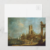 Capriccio a Harbour Postcard Postkarte (Vorne/Hinten)