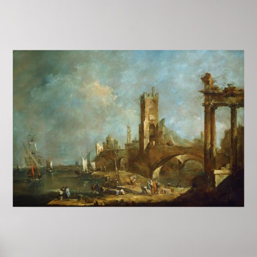 Capriccio a Harbour Poster (Vorne)