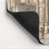 Capriccio mit einem römischen Triumphbogen Mousepad (Ecke)