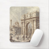 Capriccio mit einem römischen Triumphbogen Mousepad (Mit Mouse)