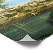 Capriccio mit Motiven aus Padua, c.1756 Poster (Ecke)