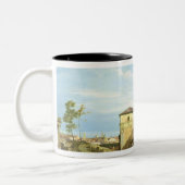 Capriccio mit Motiven von Padua, c.1756 Zweifarbige Tasse (Links)