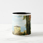 Capriccio mit Motiven von Padua, c.1756 Zweifarbige Tasse (Mittel)