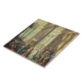 Capriccio T28517 eines römischen Tempels mit Fliese (Seite)