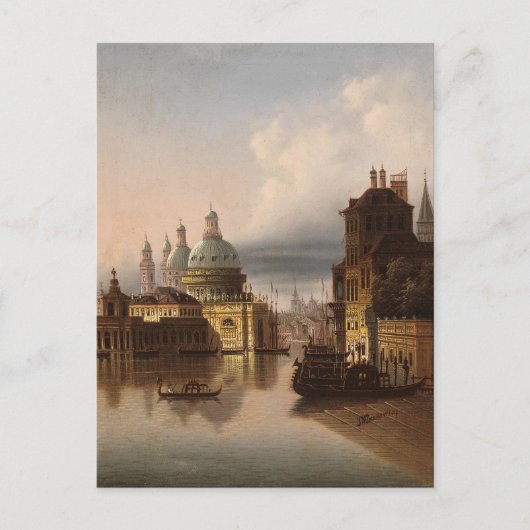 Capriccio, Venedig | Johann Wilhelm Jankowsky Postkarte (Vorderseite)