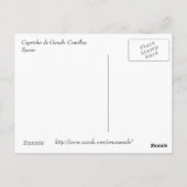Capricho de Gaudi.Comillas, Postkarte (Rückseite)