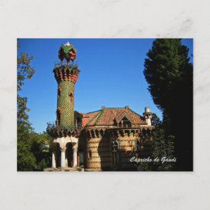 Capricho de Gaudi.Comillas, Postkarte