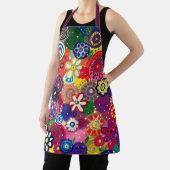 Capricious Happy Colorful Blume Originelles Kunstw Schürze (InSitu)