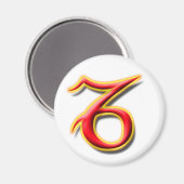 Capricorn #1 Magnet (Vorderseite/Rückseite)