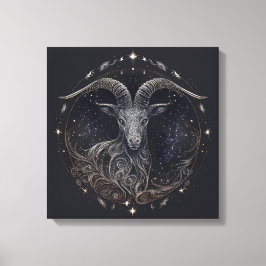 Capricorn - 22. Dezember - 19. Januar Canvas Print Leinwanddruck
