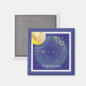 Capricorn 22 Dezember fin 20 schaner Magnet (Vorderseite/Rückseite)
