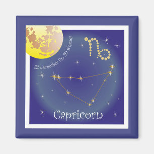 Capricorn 22 Dezember fin 20 schaner Magnet