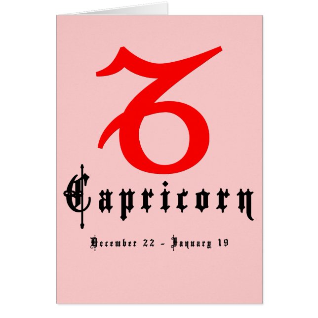 Capricorn 22 - Januar 19 (Vorne)