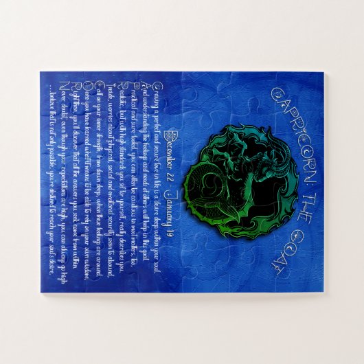Capricorn Akrostisches Puzzle (Horizontal)