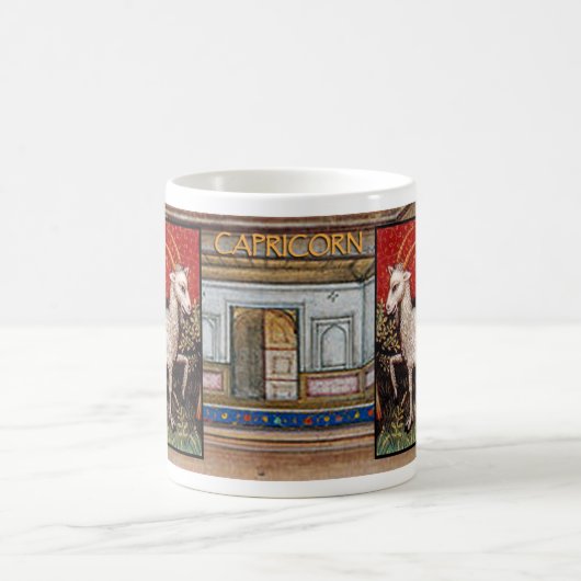 Capricorn Ancient Zodiac Sign Astrologie Kaffee Cu Kaffeetasse (Mittel)