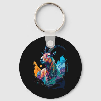 Capricorn Artwork Climbing Bouldering Mountains Mo Schlüsselanhänger