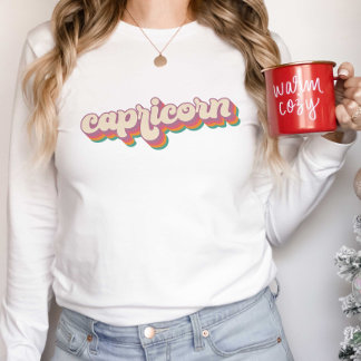 Capricorn Astrologie Geburtstagsgeschenk Zodiac-Ze T-Shirt