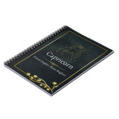 Capricorn - Astrologie Journal for Capricorn Lover Notizblock (Linke Seite)