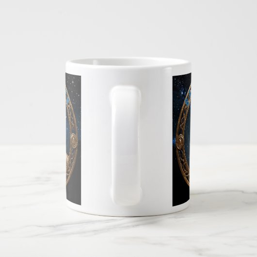 Capricorn-Astrologie Jumbo-Tasse (Rückseite)