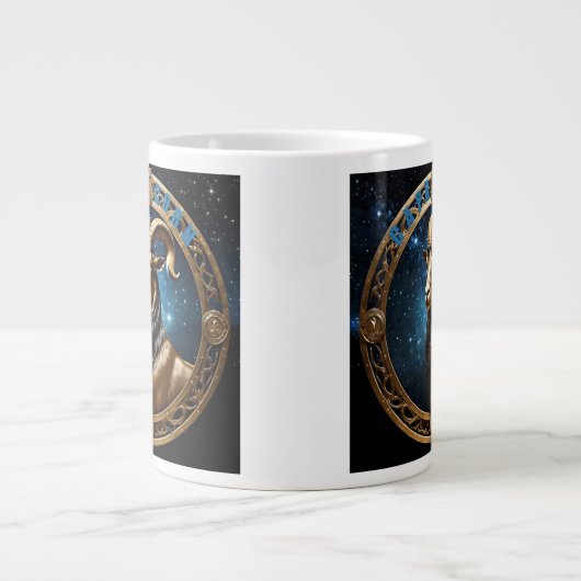 Capricorn-Astrologie Jumbo-Tasse (Vorderseite)