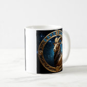 Capricorn-Astrologie Kaffeetasse (VorderseiteRechts)