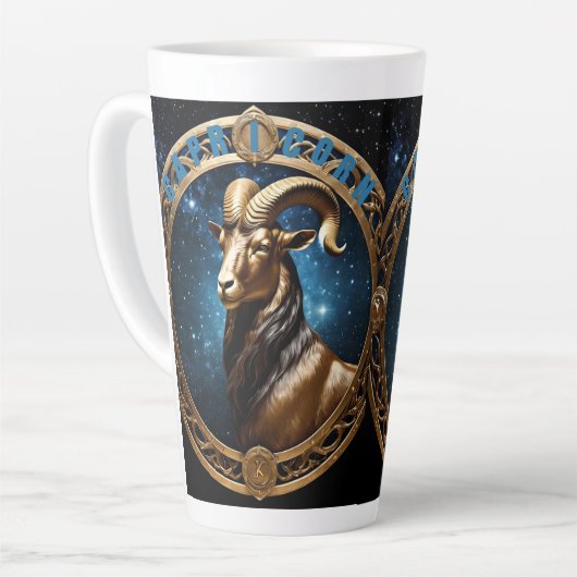 Capricorn-Astrologie Milchtasse (Linke Ecke)