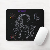 Capricorn Astrologie Mousepad (Mit Mouse)