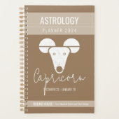 Capricorn Astrologie Planer (Vorderseite)