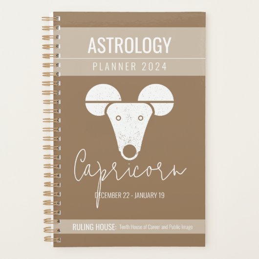 Capricorn Astrologie Planer (Vorderseite)