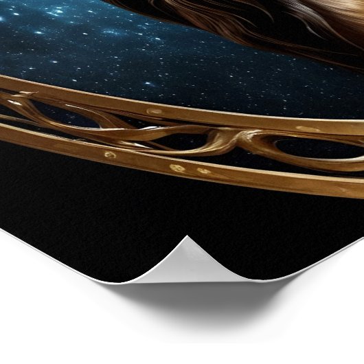 Capricorn-Astrologie Poster (Ecke)