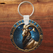 Capricorn-Astrologie Schlüsselanhänger (Vorderseite)