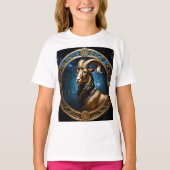 Capricorn-Astrologie Zodiak-Zeichen T-Shirt (Vorderseite)