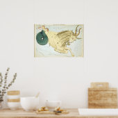Capricorn Astrologisch Zeichnend Poster (Küche)