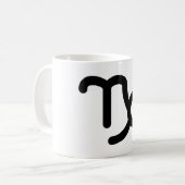 Capricorn Astrologisches Symbol Zeichen 7 Kaffeetasse (Vorderseite Links)