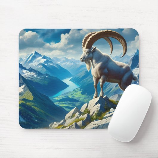 Capricorn - At the Edge Mousepad (Mit Mouse)
