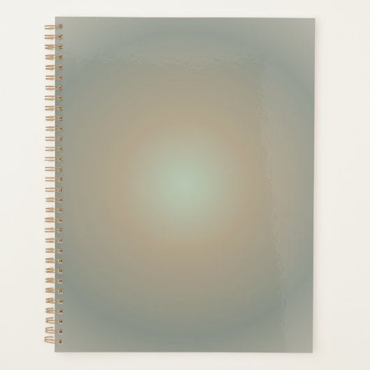Capricorn Aura Gradient Zodiac, grün braun Planer (Vorderseite)