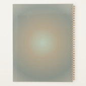 Capricorn Aura Gradient Zodiac, grün braun Planer (Rückseite)