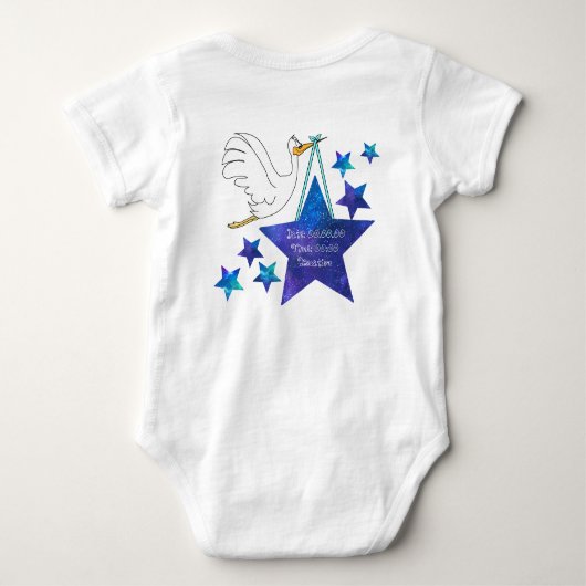 Capricorn Baby Bodysuit Baby Strampler (Rückseite)